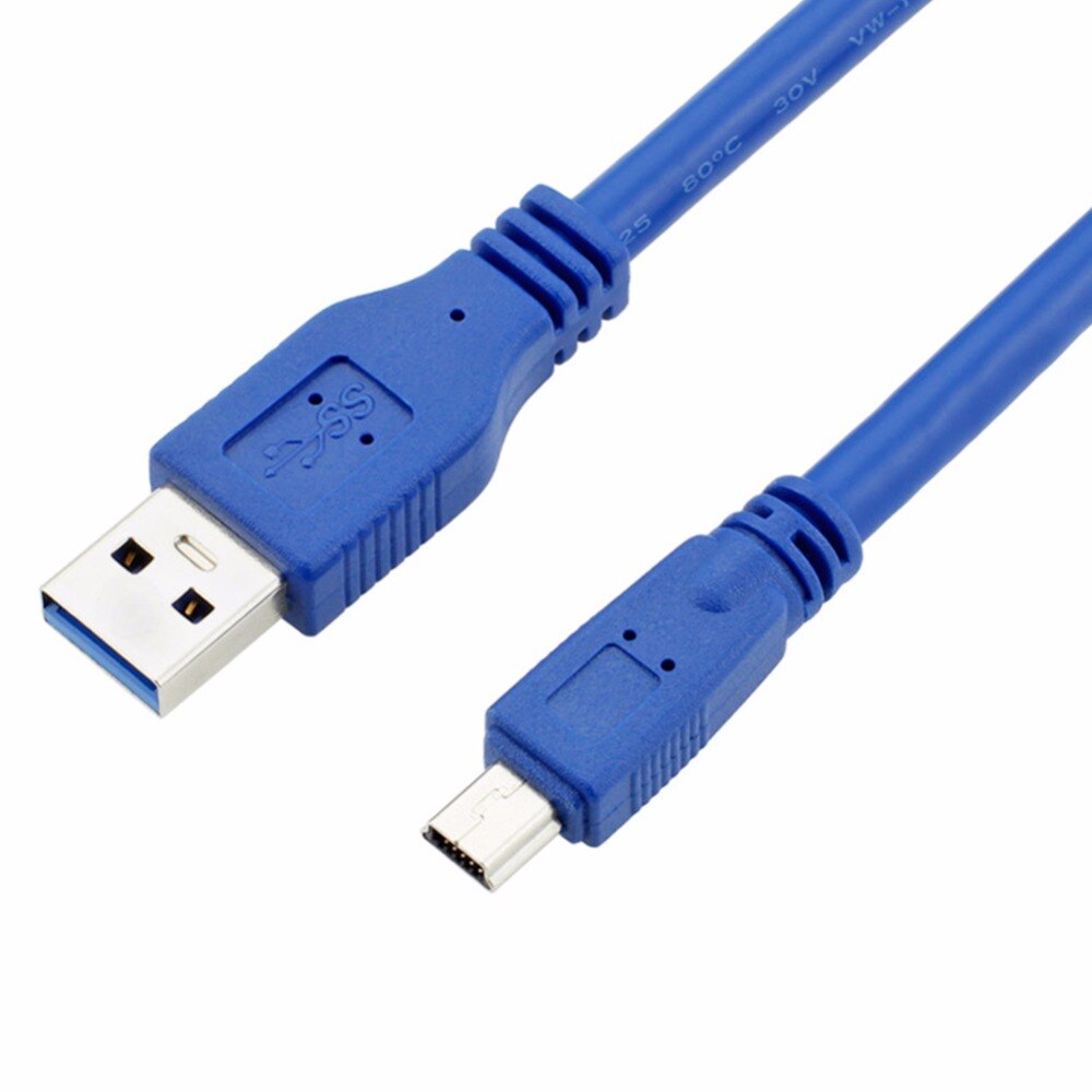 Кабель USB AM - B Mini 0.3m