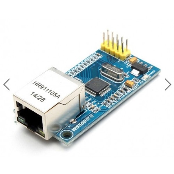 Сетевой модуль W5500 с аппаратным TCP/IP протоколом Ethernet