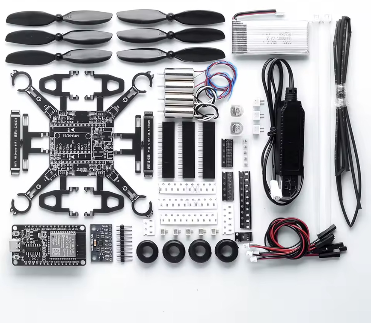 Kit mini dronă ESP32 - DIY — imagine 5